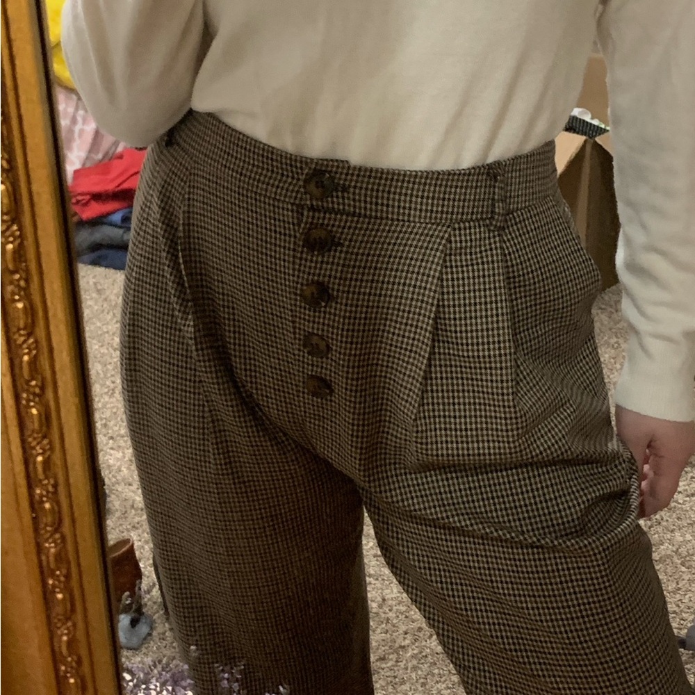 High waisted button Pants